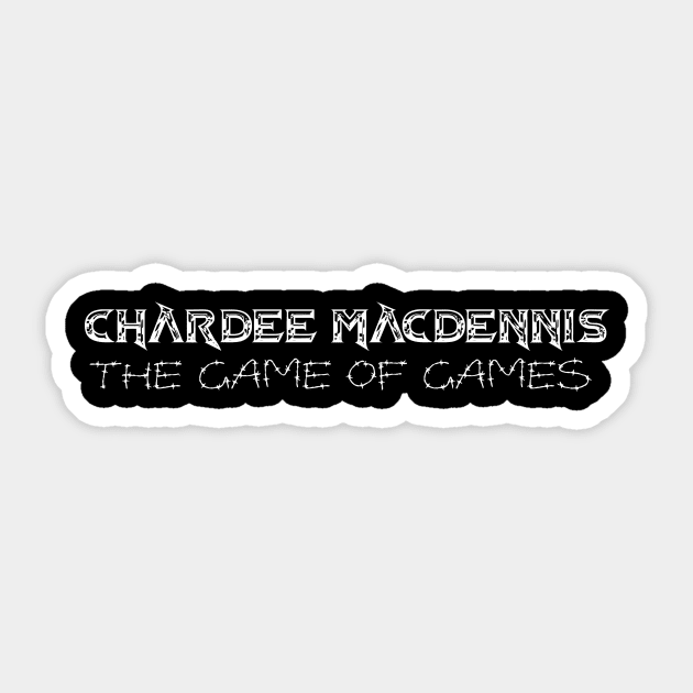 Chardee Macdennis Sticker by VideoNasties